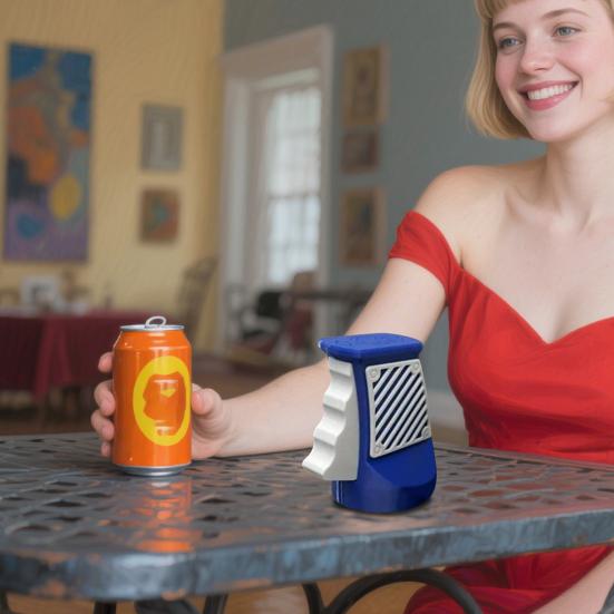 Открывалка для банок одной рукой для банок из-под соды и пива, напечатанная на 3D-принтере бутылка