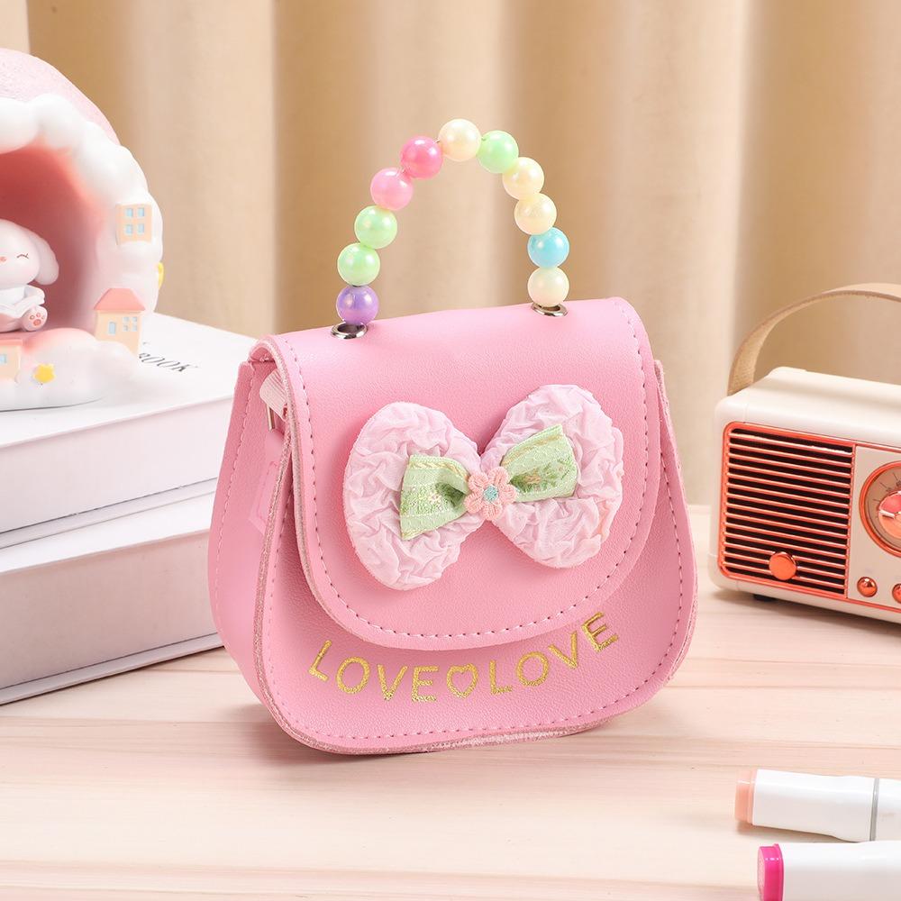 Милые цветы Детские сумочки Сумка-мессенджер Милые девочки Жемчужная Блестящая Детская Сумка через плечо Мультяшные Сумки через плечо из ПУ кожи