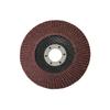 Woltersberger Rondelles Dentées Ø 125mm Grain 40 10 Pièce Braun Pour Métal &amp; Bois Meuleuse D'Angle Abrasif Lamellenscheiben...