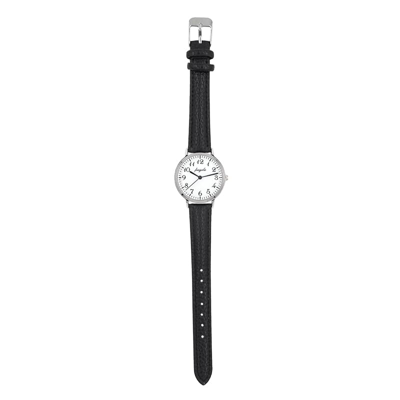 Следуйте Fragola Time Watch Часы, Легко читаемые H02625A-1 СЕРЕБР/ЧЕРНЫЙ