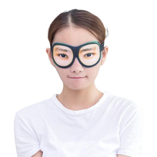 3D забавная повязка на глаза, повязка на глаза, повязка на глаза с эффектом памяти, ночной спальный чехол для путешественников, взрослых и детей, регулируемый помощник для сна дома, отеля, самолета