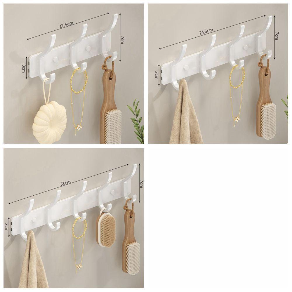Heavy Duty Clothes Coat Hooks Strong Load-bearing Wall Mounted Door Hanger Towel Hooks Bathroom
