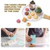 Butter Piping Bag Kit 34PCS Reusable Cake Decorator Nozzles and Scraper All in One DIY Baking Tools for Home Kitchen Parties