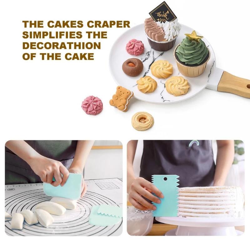 Butter Piping Bag Kit 34PCS Reusable Cake Decorator Nozzles and Scraper All in One DIY Baking Tools for Home Kitchen Parties
