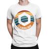 Chainlink Oval Sunset Novelty 100 Cotton TShirt Chainlink Tops Tees For Unisex