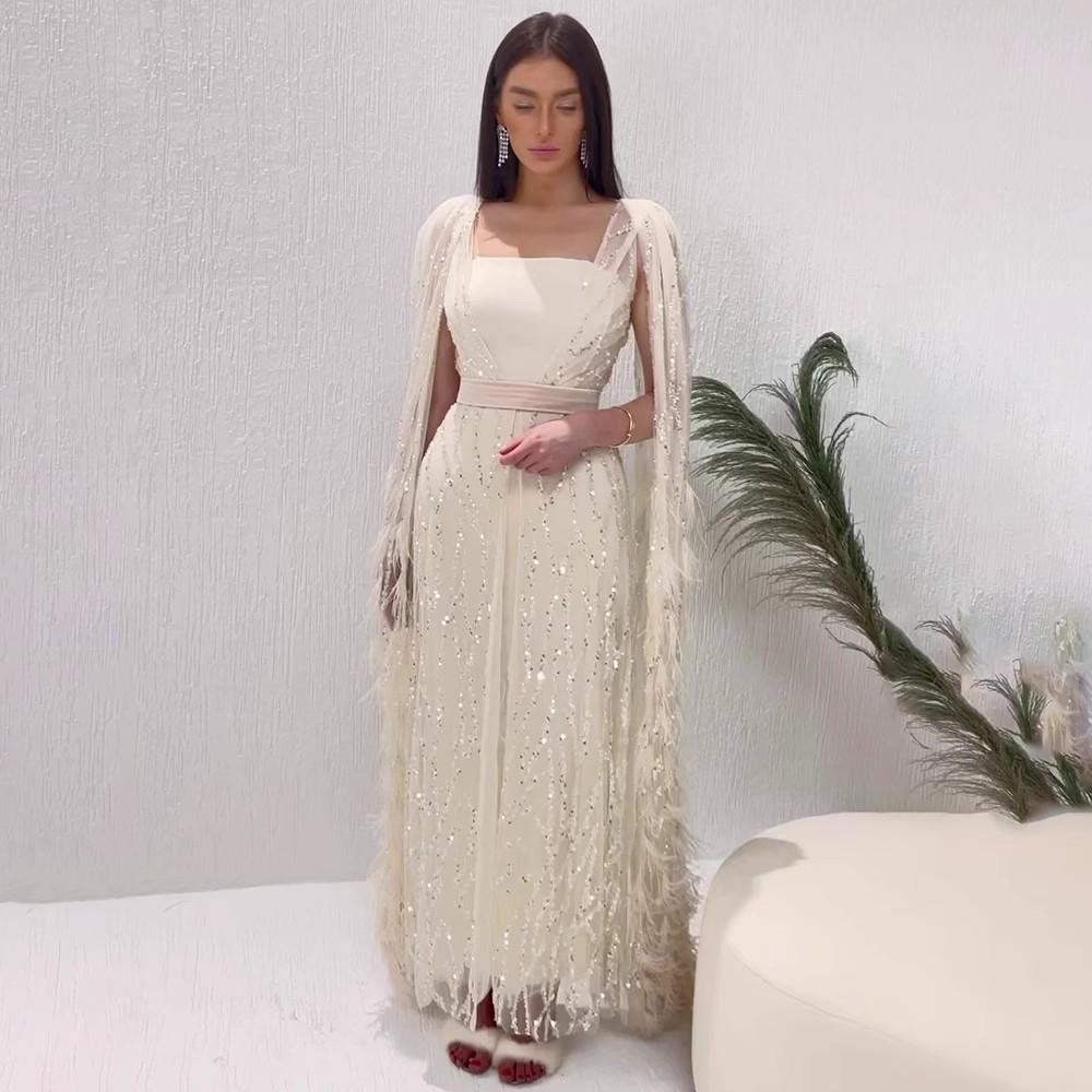 Элегантное длинное вечернее платье в европейско-американском стиле для банкетов и выступлений