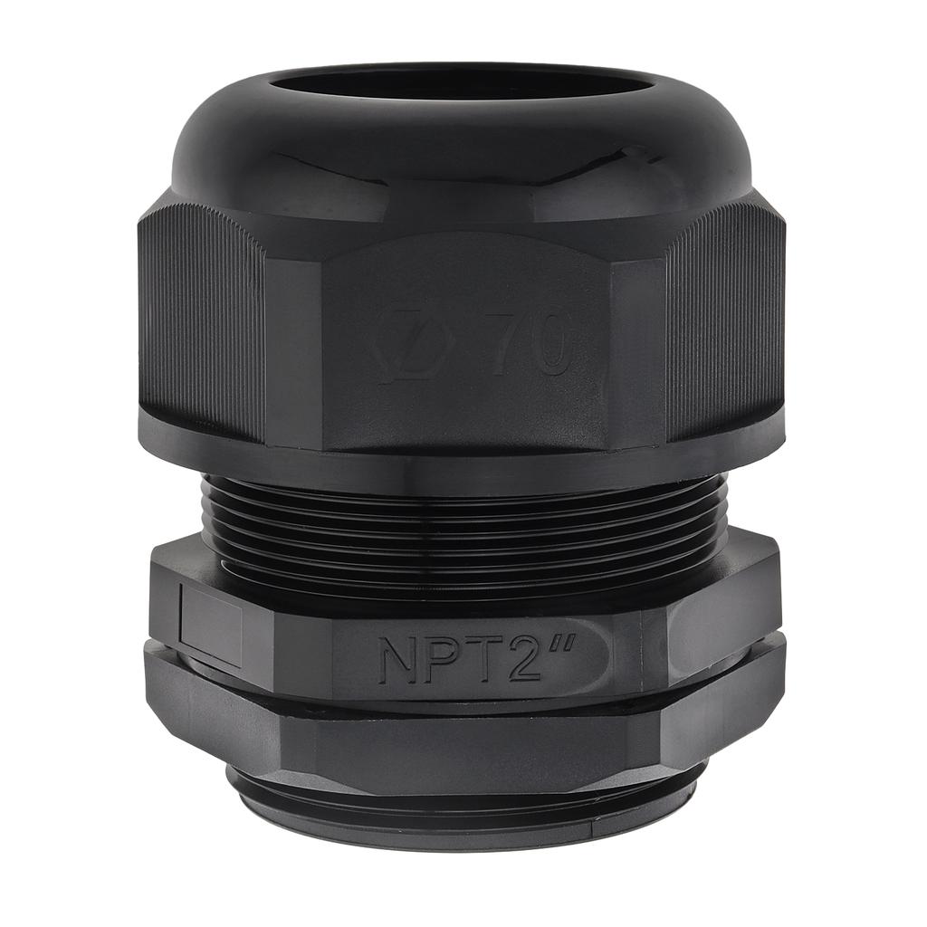 Нейлоновый кабельный ввод 1/4-2 дюйма NPT IP68 Водонепроницаемый Огнестойкий Снятие натяжения Сверхпрочный Надежное уплотнение