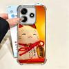 Счастливый Кот Манеки Неко Японский Мягкий Чехол Для Телефона Для Xiaomi Poco X7 X8 Pro Max X6 X5 X3 F8 Ultra F7 M8 M7 M5S Redmi 15C 15A 15 14C