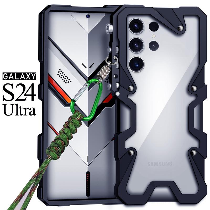 Применимо для Samsung S26Ultra/s25u металлическая рамка чехол для мобильного телефона Note20ultra защита от падения отвод тепла роботизированная рука