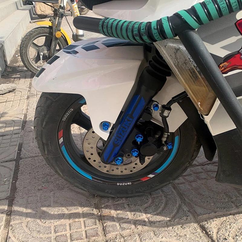 30Pcs Motorcycle Screw Caps Set Kit Engine Nut Bolt Cap Covers Head Body Screw Decorative Cap Motorbike Modification Accessories