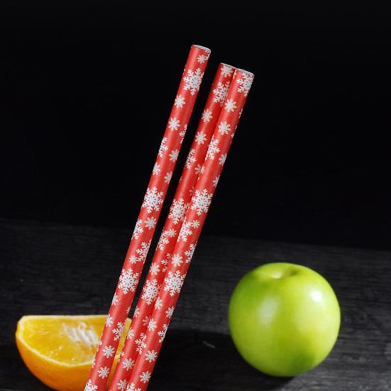 25 шт., трубочки для питья для вечеринок, пищевые соломинки, не содержащие BPA, многоразовые, широко используемые соломинки для стаканов, украшения для стола