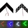 2шт 14 SMD светодиодная панель со стрелкой для зеркала заднего вида автомобиля, индикатор поворота