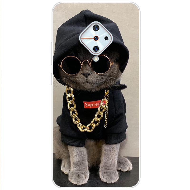 Чехол для Vivo V17 Чехол для Vivo 1920 TPU Чехол Силиконовый Мягкий TPU Мультяшный Чехол для телефона Vivo v17 Россия Vivo S1 Pro Funda V1945A