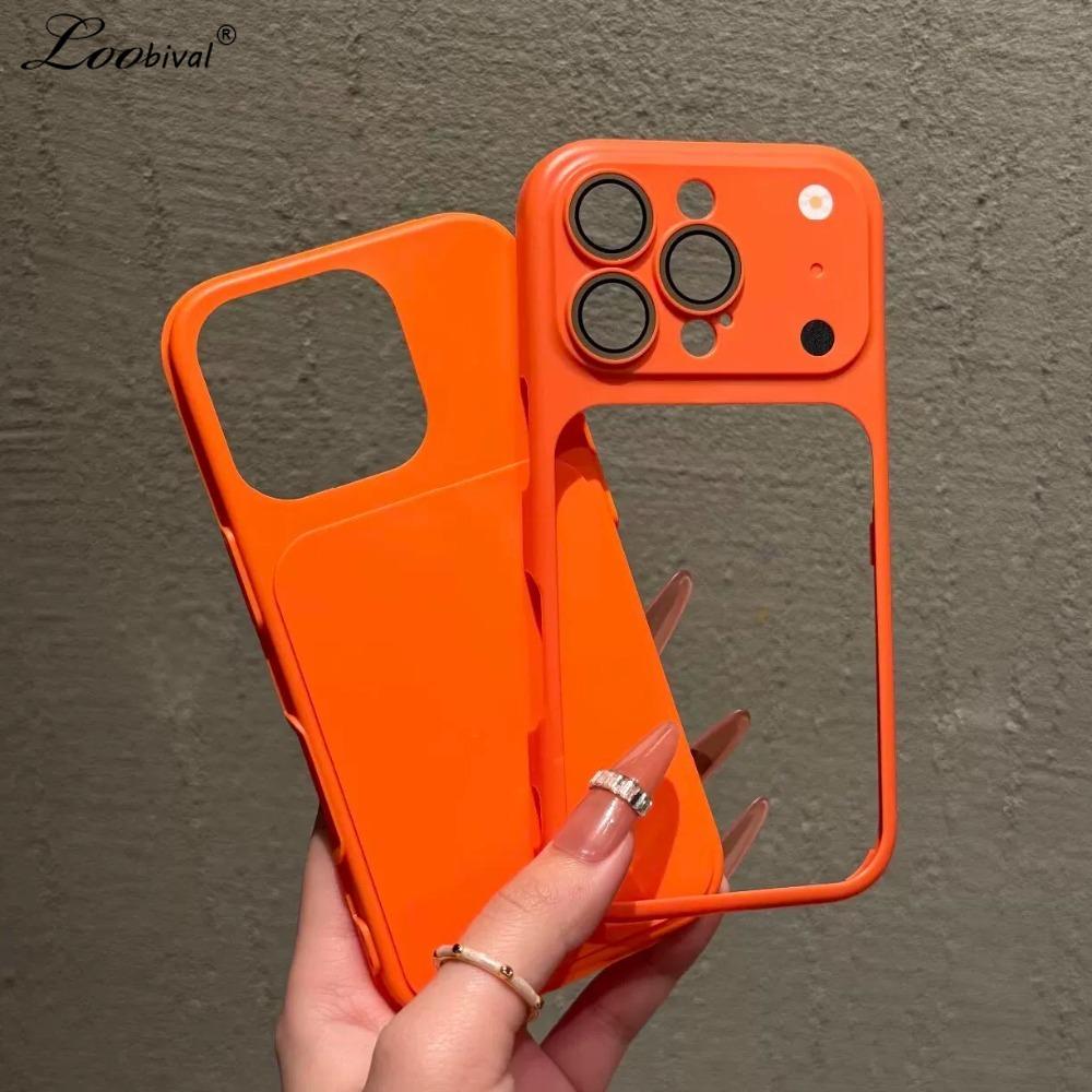 Матовый защитный чехол-пленка 2 в 1 для камеры iPhone 16 15 14 13 12 11 Pro Max Мгновенно меняется на 17 Pro Max Ударопрочный чехол