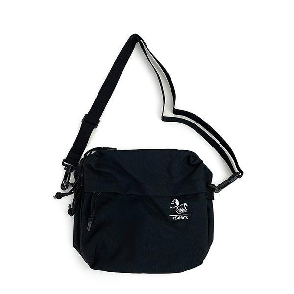 Квадратная сумка через плечо Snoopy RE-PET Черная SNOOPY