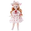 Кукла Барби с мультяшным лицом Net Red 30 см, вторичная 6-дюймовая кукла BJD, детская игрушка в подарок