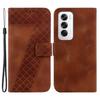 For Oppo Reno12 5G (Global) Case 7-Shaped Pattern Imprint Leather Phone Cover