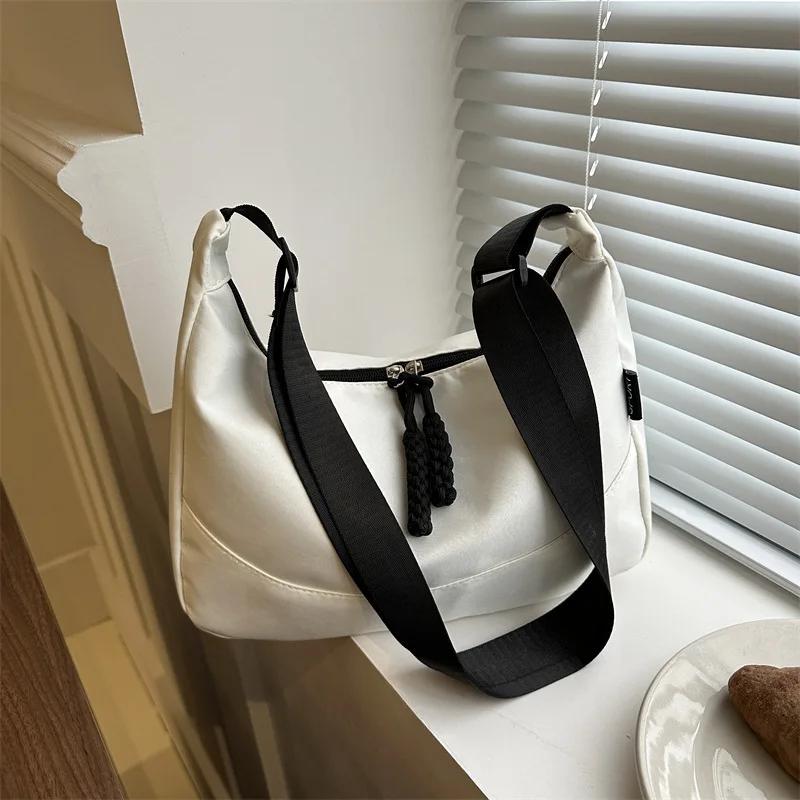 Универсальная сумка через плечо большой емкости, роскошный бренд, нишевый дизайн, простая мода, новая