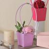 1Pc Handle Kraft Paper Flower Bags Flowers Wrapping Gift Flower Packaging Boxes For Home Wedding Party Decoration