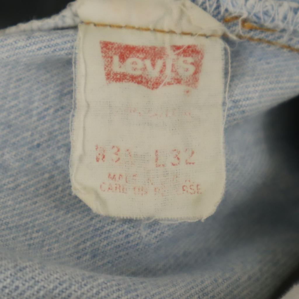 Levi's Джинсы 501 прямого кроя 80-х годов W30 Джинсы на пуговицах Мужские Б/У