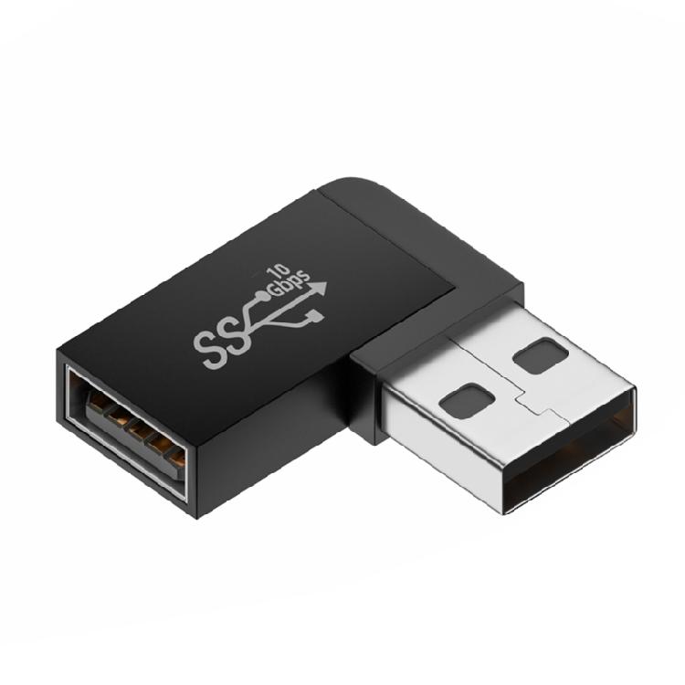 Угловой USB 3.0 Male to Female удлинитель, 90 градусов, вверх/вниз, для ПК