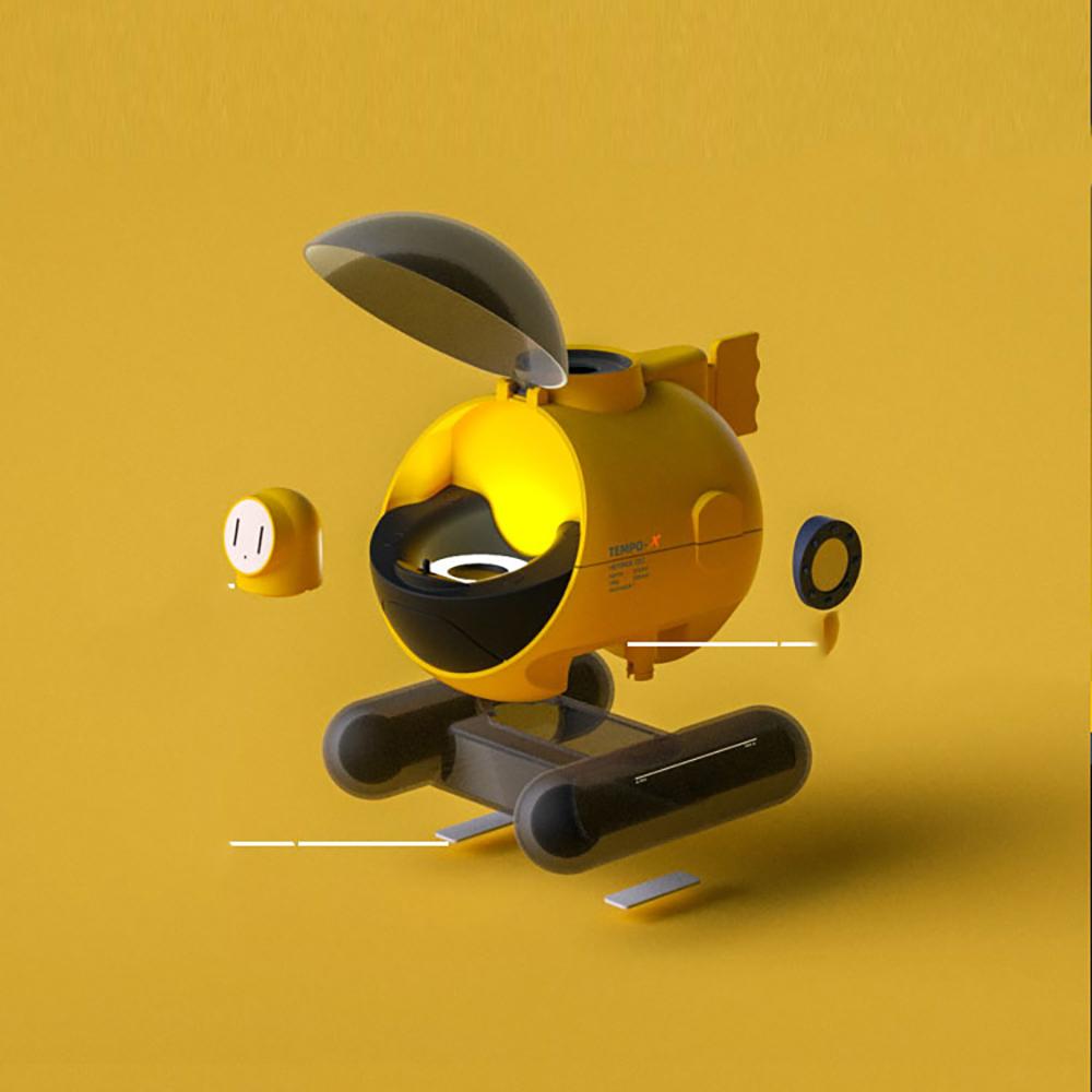 Cute Mini Air Humidifier Household Small Moisturizing Aromatherapy Diffuser Creative USB Bedroom Humidifier Led Atomizer