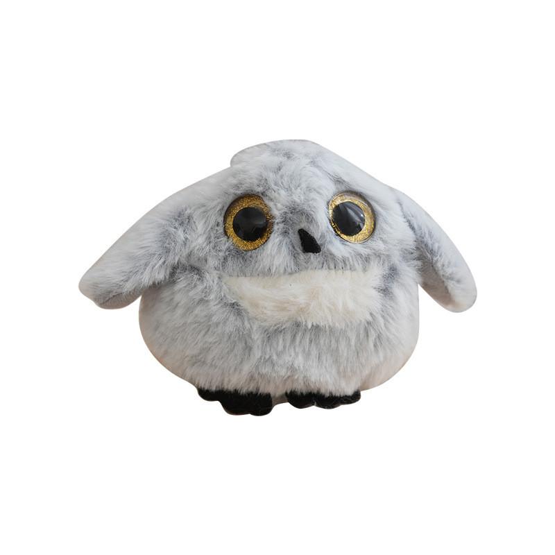 Cute Owl Unique Plush Keychain With Soft Fabric And Charming Design Ideal For Kids Dolls And Collectors