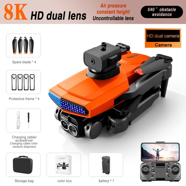 Новый LYZRC D6 PRO Drone ESC Двойная камера HD Аэрофотосъемка Обход препятствий WIFI FPV Квадрокоптер Детская игрушка в подарок