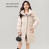 Women's Mid-Length Hooded Down Jacket