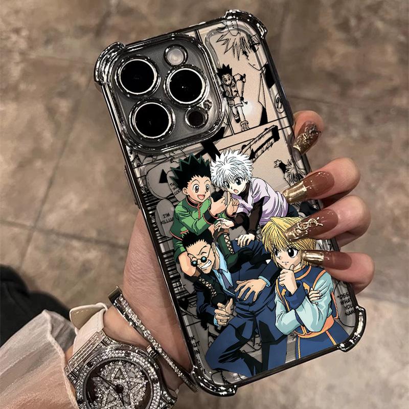 Чехол для телефона Аниме Hunter X Hunter Для iPhone 17 17e 16e 16 15 14 13 12 11 Pro Max X XR XSMax 7 8 Mini Air Plus Противоударный Airbag