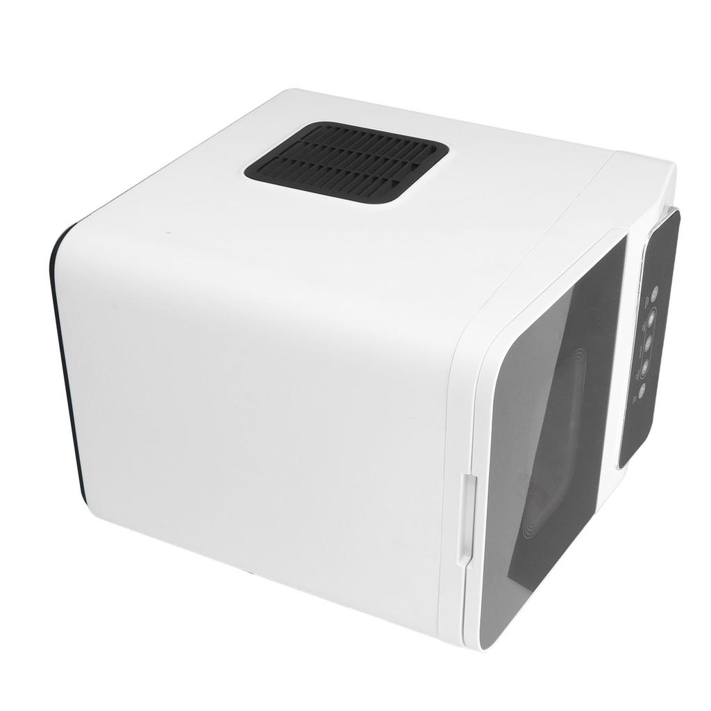 Small Desktop Ice Maker White ABS Portable Countertop Ice Making Machine for Kitchen