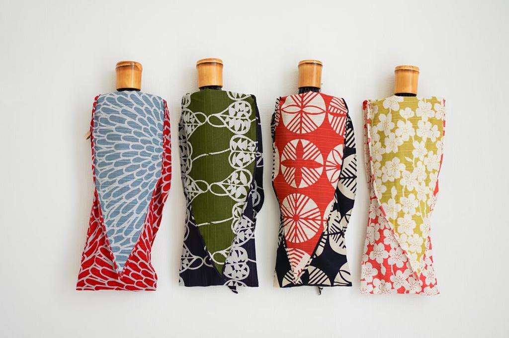 Сделано в Японии, складной зонт Isago Pattern 50 см, для солнечных и дождливых дней, двухъярусный складной зонт Furoshiki с японским узором, защита от ультрафиолета