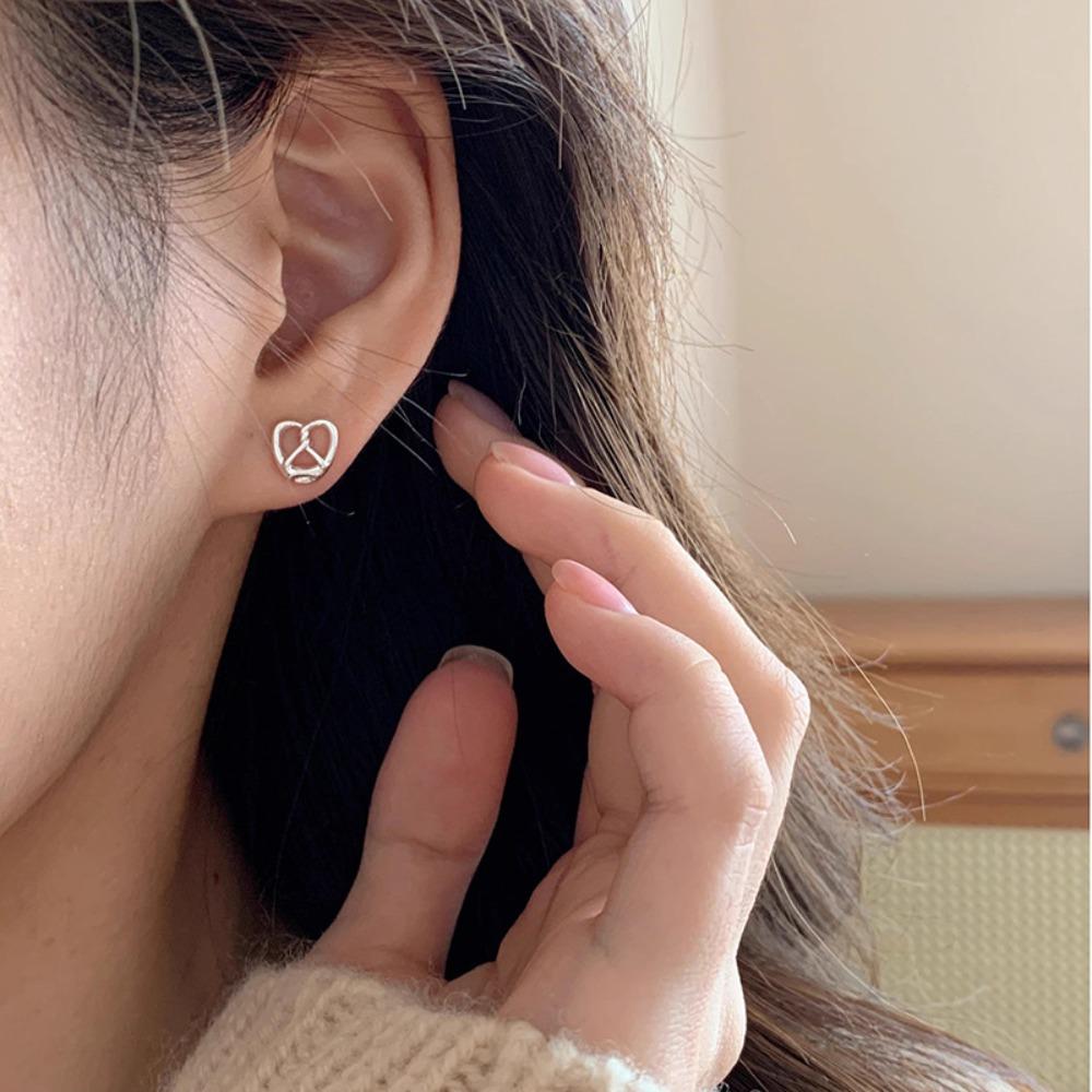 Серьги-гвоздики из серебра S925, легкая роскошь, жемчуг и циркон, для женщин, высококачественные, темпераментные, нишевые, универсальные