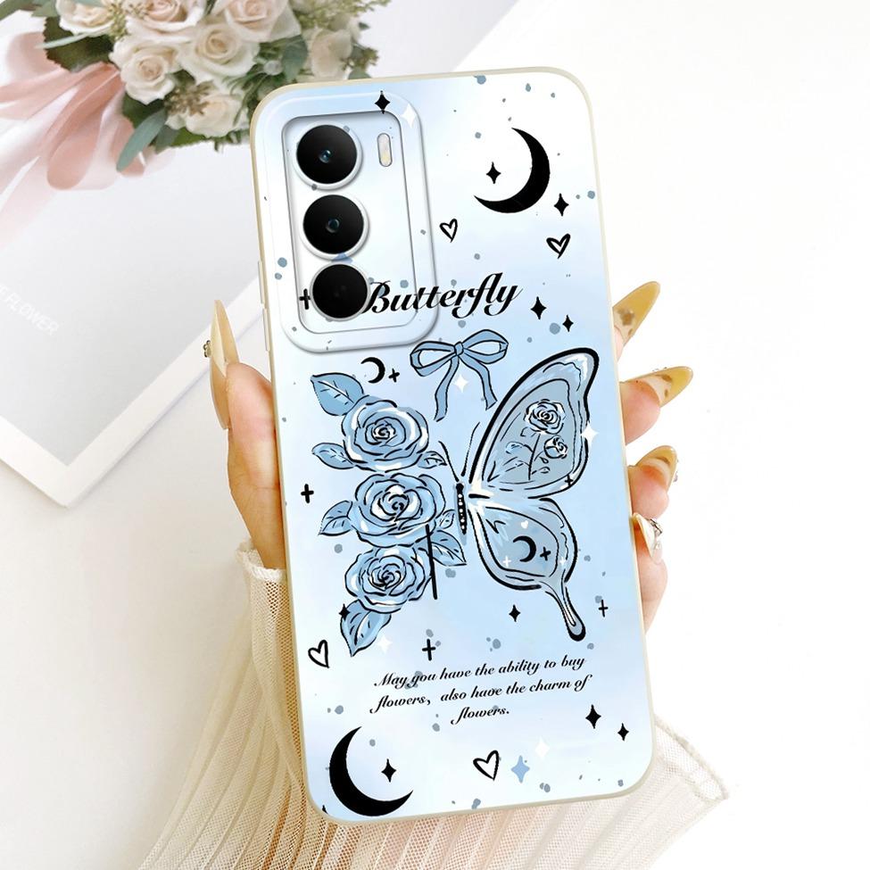 Чехол для Realme C71 Case RMX5303 Силиконовый Роскошный Модный Цветочный Кавайный Милый Расписной Ударопрочный Чехол для Телефона Для Real me C71