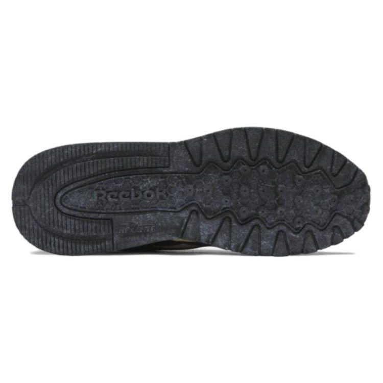 Reebok Классические кожаные кроссовки унисекс Hexalite Black Steely Fog Core-Black Alabaster 100032780