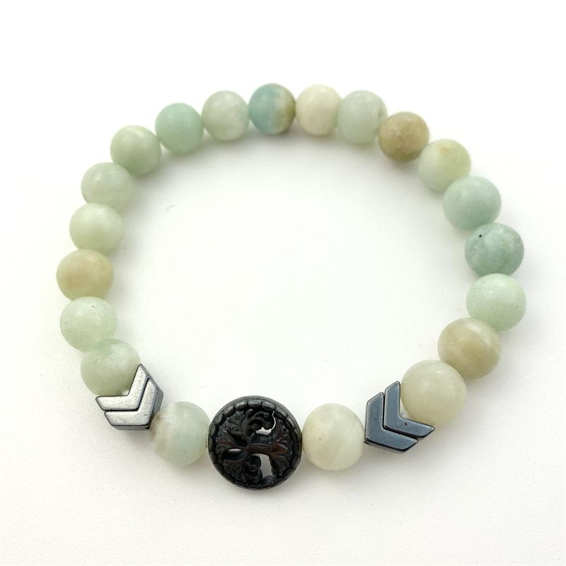 New Life Tree Bracelet For Men Women Natural Tiger Eyes Obsidian Stone Bracelet Aromatherapy Essential Oil Diffuser Bracelet Yoga Strand Jewelry