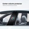 WPKMR1 Car Emblem Center Pillar Sticker Auto Door Decorative Stickers For Alfa Romeo 156 159 147 4C 8C 166 Giulia Giulietta Mito