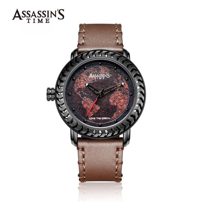 Мужские часы Новый стиль Персонализированные модные тенденции Мужские часы ремень Студенческие мужские часы