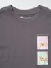 Uniqlo 488928 Мончичи UT Свободный крой Футболка ТЕМНО-КОРИЧНЕВЫЙ Женская Ограниченный выпуск в Японии Футболка