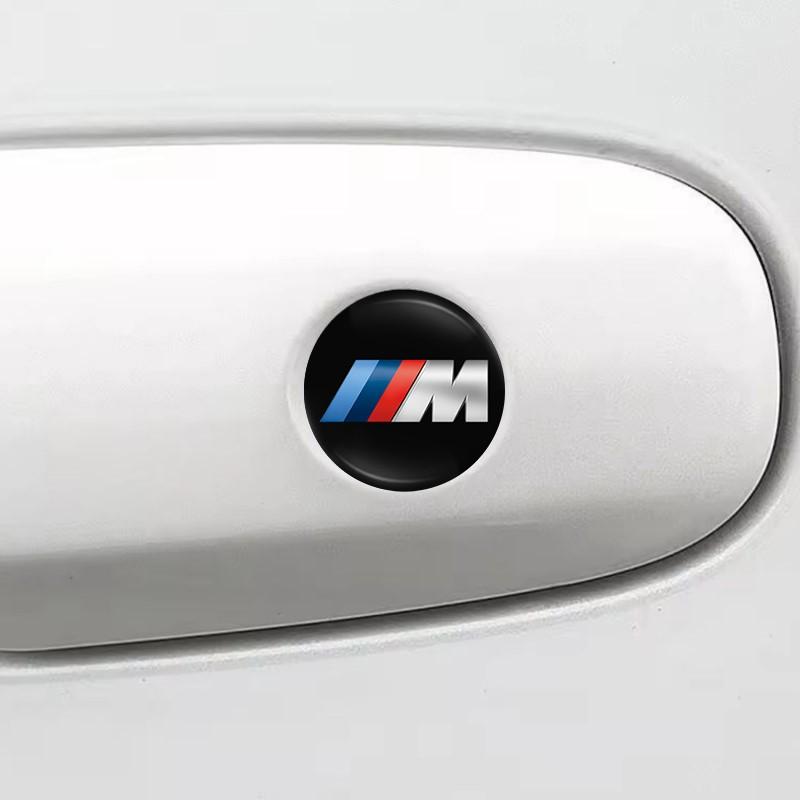 SCKS3 For BMW G80 G06 G07 G42 G14 G15 G16 F82 F20 F21 F83 M2 M3 M4 M5 M8 F95 F96 Car Door Lock Keyhole Sticker Auto Key Sticker Emblem