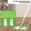 2Pcs Flat Mop Microfiber Pad Wet Dry Dual Use Reusable Super