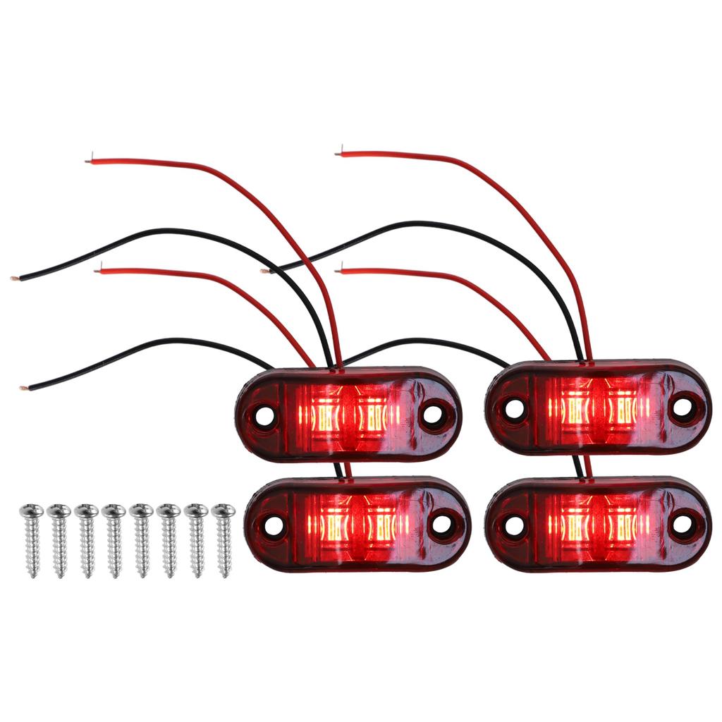ABSOPRO Передние Задние Боковые Габаритные Огни Водонепроницаемые Наружные Овальные Позиционные Фонари для Грузовика
