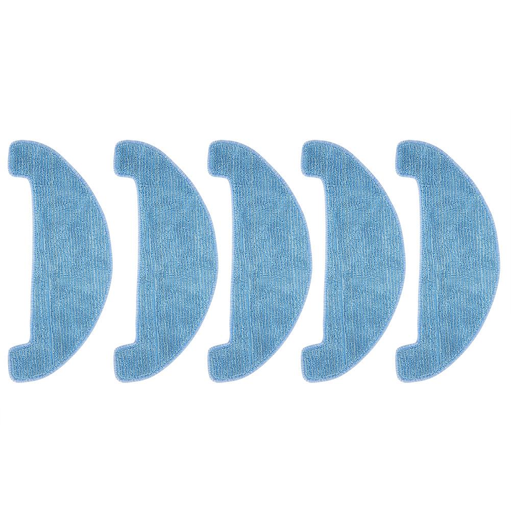 5Pcs Cleaning Fiber Mop Cloth Replacement Spare Parts Fit for Ilife V8 Sweeping Robot
