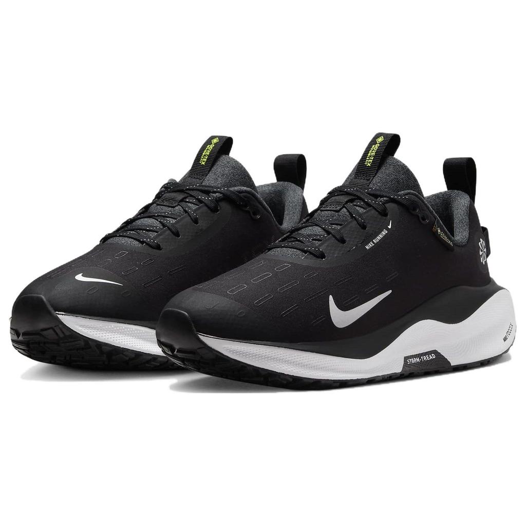 Nike Infinity Run 4 Ткань Gore-Tex Нескользящие Прочные Водонепроницаемые Низкие Беговые Кроссовки Мужские Кроссовки Черный Белый FB2197-001