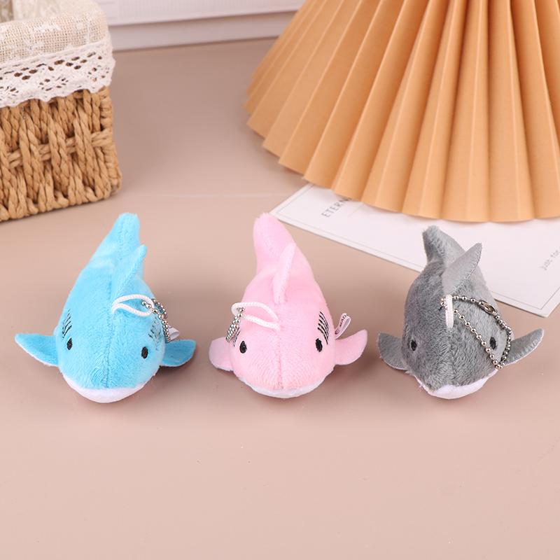 Милая акула плюшевая кукла игрушки брелок кулон мультфильм океан животное маленькая акула мягкий брелок рюкзак подвески сумка декор подарок
