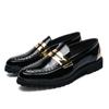 Loafers Men Patent Leather Shoes Black Breathable Slip-On Casual Shoes Sapatos Masculino Comfortable Shoes Zapatos De Hombre