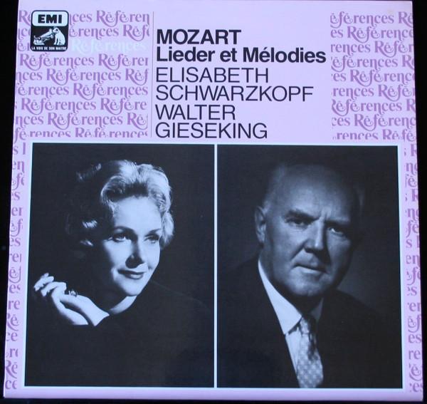 Виниловая пластинка МОЦАРТ ЭЛИЗАБЕТ ШВАРЦКОПФ WALT Lieder et Mlodies 1015781 LA VOIX DE SON 1984 Франция Классическая Б/у