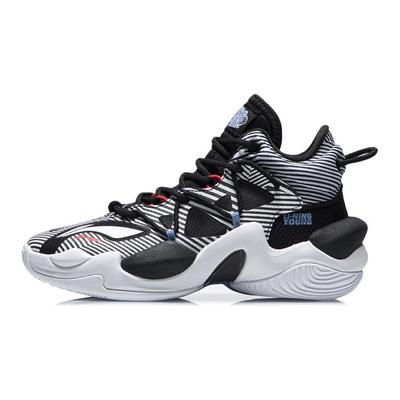 Баскетбольные кроссовки Li Ning Youth Air Strike Low, удобные, нескользящие, износостойкие, дышащие, легкие, с отскоком, среднего размера YKBR036-43