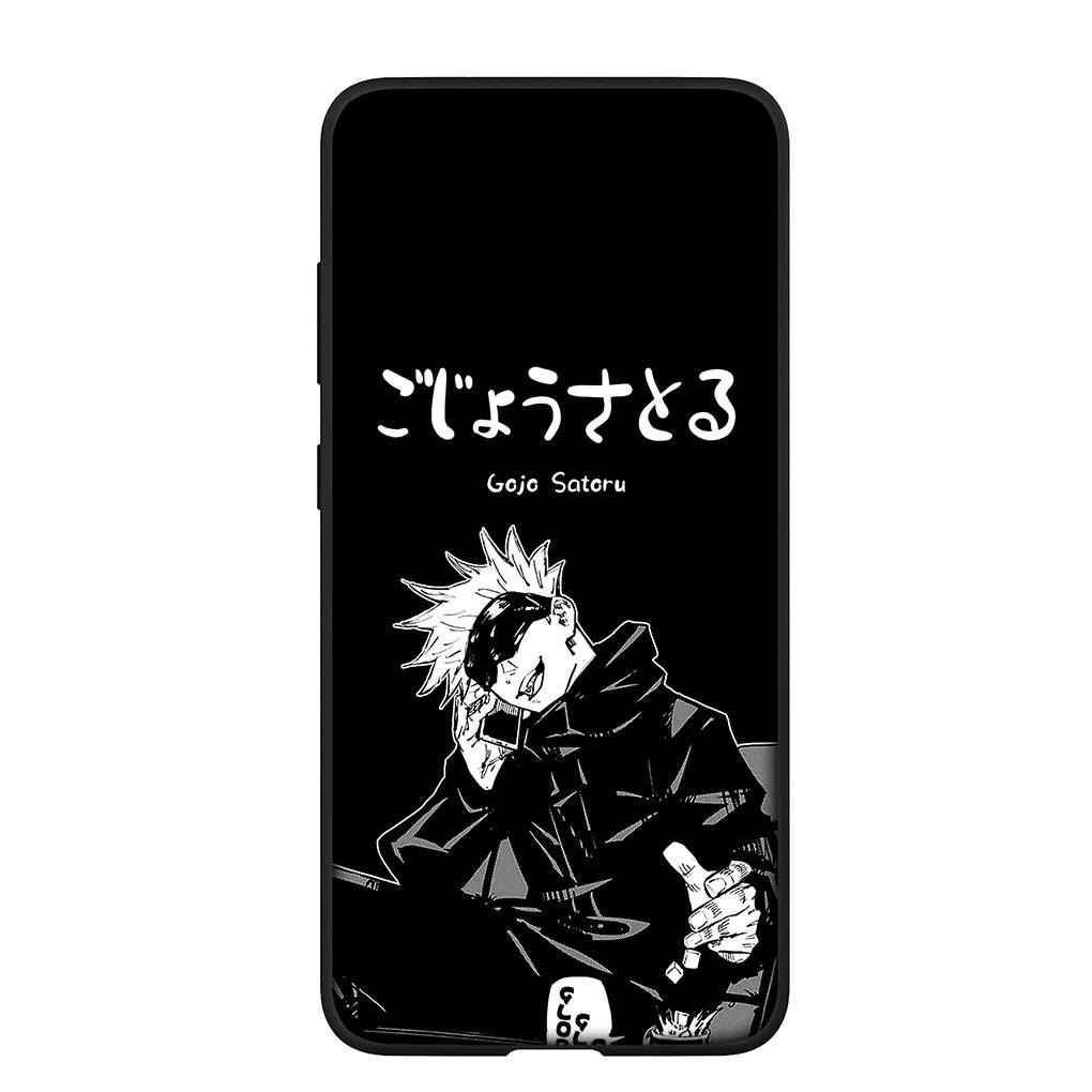 Чехол для телефона Samsung Galaxy S25 S24 S23 iPhone 16 15 Xiaomi Redmi Note 14 13 12 16E X 11 Pro Max OPPO Moto Huawei Jujutsu Kaisen Gojo Satoru Cover