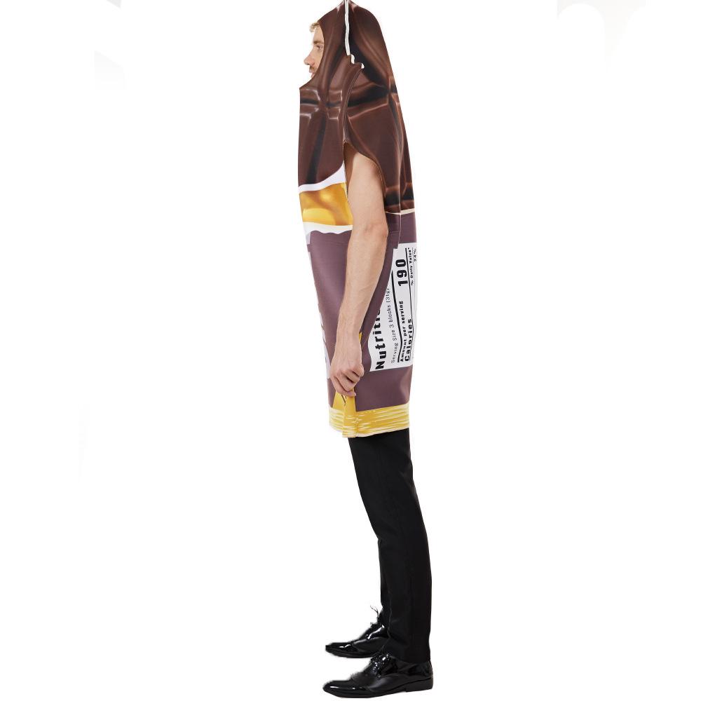 Halloween Peanut Butter & Chocolate Bar Couples Costume Jumpsuits